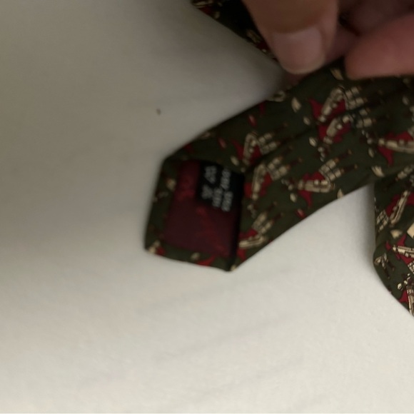 SALVATORE FERRAGAMO Vintage Golfer Silk Tie - Picture 6 of 6